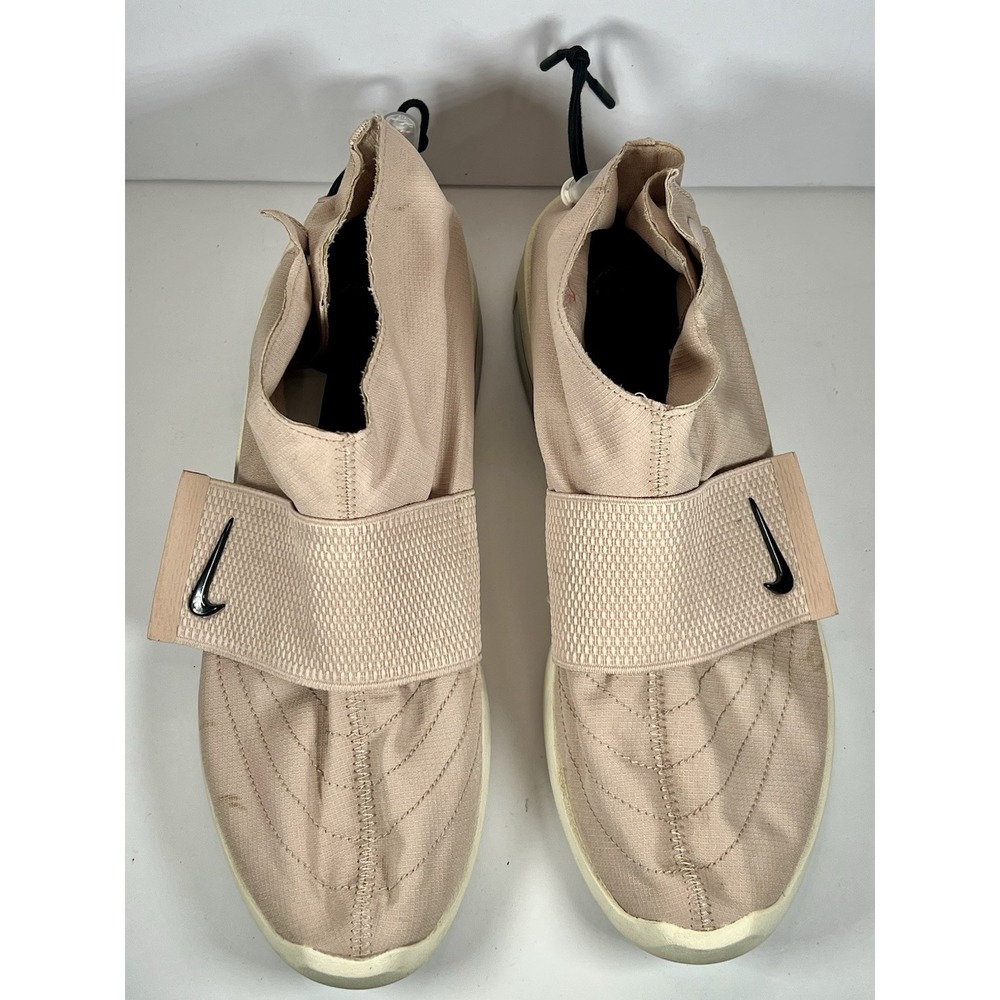 Nike Air Fear Of God Moccasin Shoes Light Pink Beige Men's Size 10